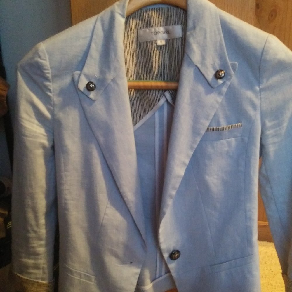 Top Girl light blue blazer small